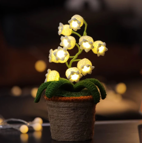 Crochet LED Pot